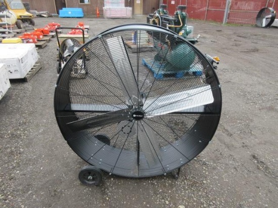 48'' UTILITECH INDUSTRIAL DRUM FAN, INDUSTRIAL HIGH VEOLICITY BELT DRIVE DRUM FAN, HEAVY DUTY STEEL
