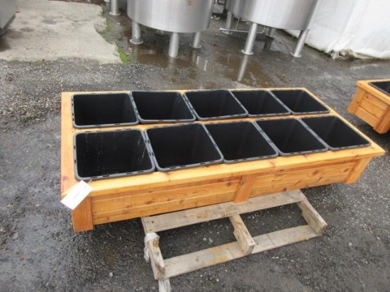 10-POT CEDAR PLANTER
