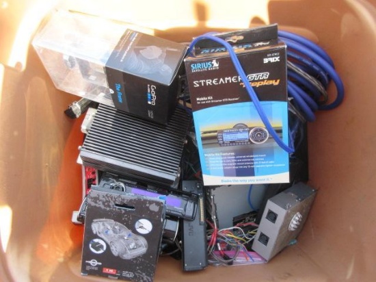 ASSORTED CAR AUDIO EQUIPMENT