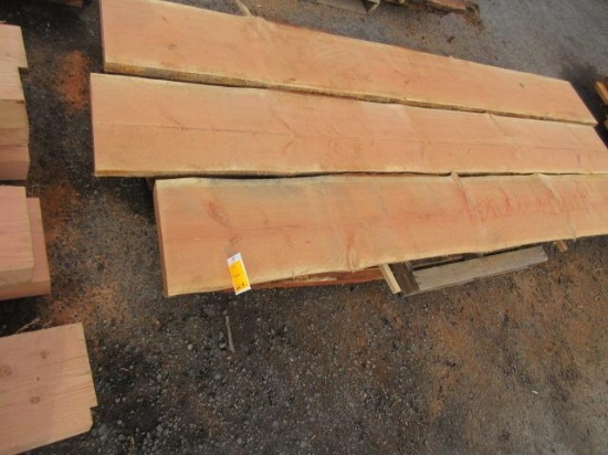 APPROX (9) APPROX 1/2'' X 16'' X 12' PIECES OF PONDEROSA PINE