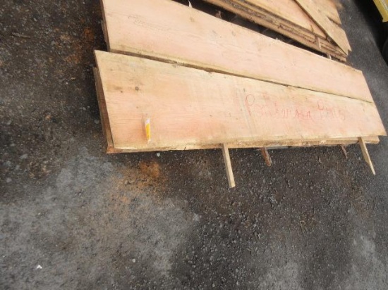 (6) ASSORTED 1 1/2'' X 19'' X 11' PIECES OF PONDEROSA PINE