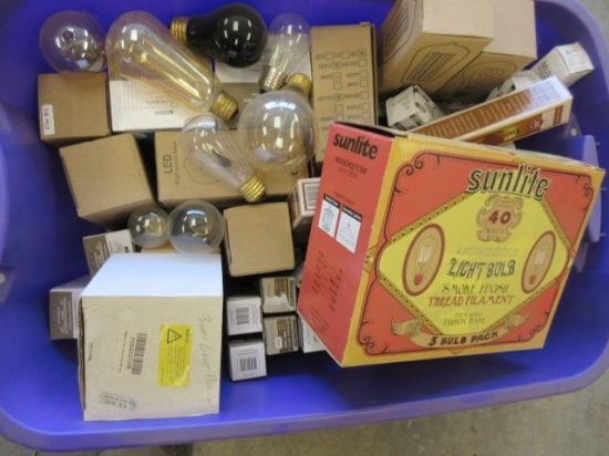 ASSORTED LIGHT BULBS