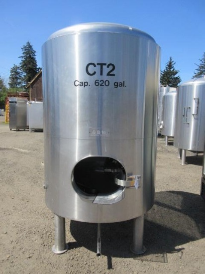 BOSTON BEER WORKS 620GAL STAINLESS STEEL TANK
