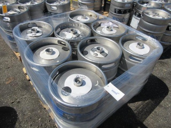 (8) 15.5GAL STAINLESS STEEL KEGS, *EMPTY - NOT CLEANED