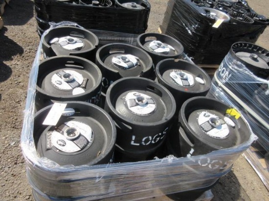 (8) DAS PLUS 50LB PLASTIC KEGS, *EMPTY - NOT CLEANED