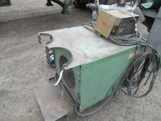 LINDE VI-400 POWER SUPPLY, SER#: D80D17927, W/ HOBART 2000 WIRE FEEDER, SER#: 84WA09503