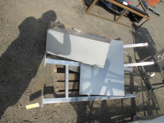 ASSORTED STAINLESS STEEL COVERS