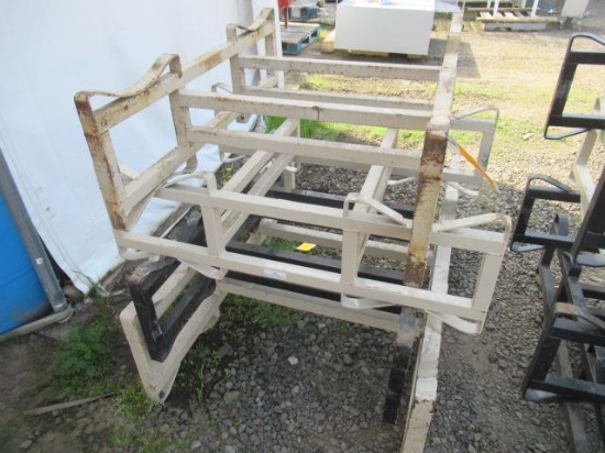 (4) BARREL RACKS