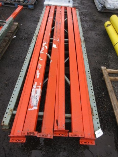 PALLET RACKING - (2) 12' UPRIGHTS & (6) 12' CROSSARMS