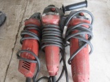 (3) ASSORTED HILTI ANGLE GRINDERS