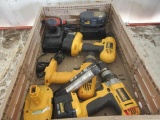 CORDLESS DRILLS W/ BATTERIES & CHARGERS