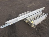 WERNER M2-8-16 FOLDING ALUMINUM LADDER & 16' FOLDING EXTENSION LADDER