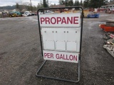 PROPANE PRICE SIGN
