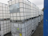 (6) 250GAL POLY TANKS IN METAL CRATES