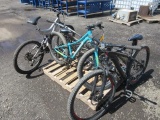 SPECIALIZED MOUTAIN BIKE, SCHWINN STINGRAY BIKE, SPECIALIZED PITCH COMP MOUNTAIN BIKE, & SPECIALIZED