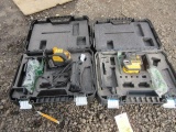 (2) DEWALT LASER LEVELS, *(1) HAS BROKEN SCREEN