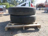 (1) BRIDGESTONE R293/11R24.5 TIRE...& (1) SAILUN S 686/11R22.5 TIRE