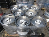 (8) 15.5GAL STAINLESS STEEL KEGS, *EMPTY - NOT CLEANED