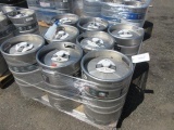 (8) 15.5GAL STAINLESS STEEL KEGS, *EMPTY - NOT CLEANED
