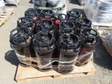 (12) ASSORTED SIZE PLASTIC KEGS, *EMPTY - NOT CLEANED