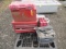 (2) TOOLBOXES W/ ASSORTED TOOLS, PROPANE BURNER & HEATER, WIRE, & HARDWARE