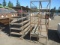(2) 8' METAL FRAMED SHELVING