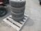 (4) GOODYEAR 235/75R15 TIRES ON 5 LUG ALUMINUM WHEELS