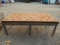 98'' X 48'' X 33'' METAL WORK TABLE