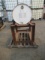 METAL BARREL W/ METAL STAND