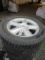 (4) HANKOOK P275/55R20 STUDDED TIRES ON CHEVROLET 1500 WHEELS