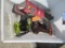 ASSORTED CORDED ELECTRIC HAND TOOLS, CHICAGO 18V RECIPROCATING SAW W/ BATTERY, RYOBI ONE+ HP 1/2