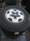 (4) HANKOOK DYNAPRO ATM RF10 30X9.50R15 TIRES ON CHEVROLET 5 LUG ALUMINUM WHEELS