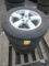 (4) MICHELIN 215/60R16 TIRES ON CHEVROLET 5 LUG ALUMINUM WHEELS