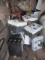 (7) WATER PRESSURE GAUGES, METEK 155/230V SINGLE PHASE ELECTRIC MOTOR, & DAYTON 200-230/400V 3 PHASE