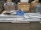 ASSORTED ALUMINUM PHOTOGRAPHY LIGHT/SHADING POLES & CLAMPS