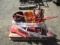 (10) CHAIN BINDERS, (6) RATCHET BINDERS, (2) BREAKER BITS, & (1) AUGER