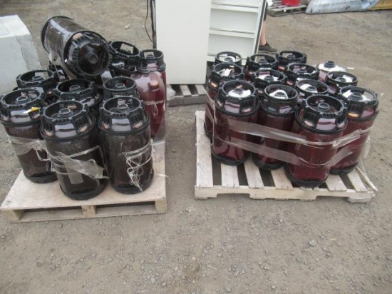 (25) PLASTIC BEVERAGE KEGS