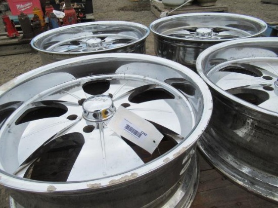 ASSORTED MHT 6 LUG WHEELS