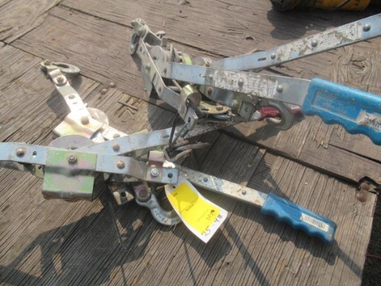 (4) CABLE RATCHET PULLERS