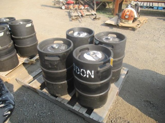 (4) DAS PLUS EMPTY KEGS