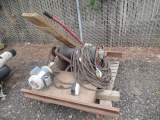 HEAVY DUTY ELECTRIC PIPE ROLLER & 5/8 CHAIN CUTTER