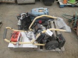 RIDGID PRESSURE WASHER FOR PARTS, AIR PUMP, ANSUL FIRE SUPPRESSION SYSTEM, SCHAUER BATTERY CHARGER,