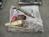 (4) PNEUMATIC BREAKERS & ASSORTED DRILL PIPE PARTS