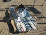 ASSORTED ALL THREAD, NUTS, WASHERS & LOCK WASHERS
