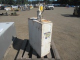 ANTIQUE OIL TANK W/ PUMP