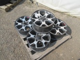 (5) JEEP 5 LUG ALUMINUM WHEELS