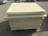 APPROX (50) 37'' X 43'' X 1/2'' PLYWOOD PANELS