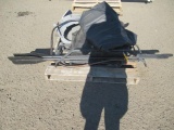 INFLATABLE RAFT W/ METAL FRAME & MINN KOTA ELECTRIC MOTOR