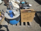 ASSORTED SHOP VACS/DUST COLLECTORS & HOSE REEL W/ HOSE