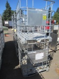 (6) METAL TOTE CAGES